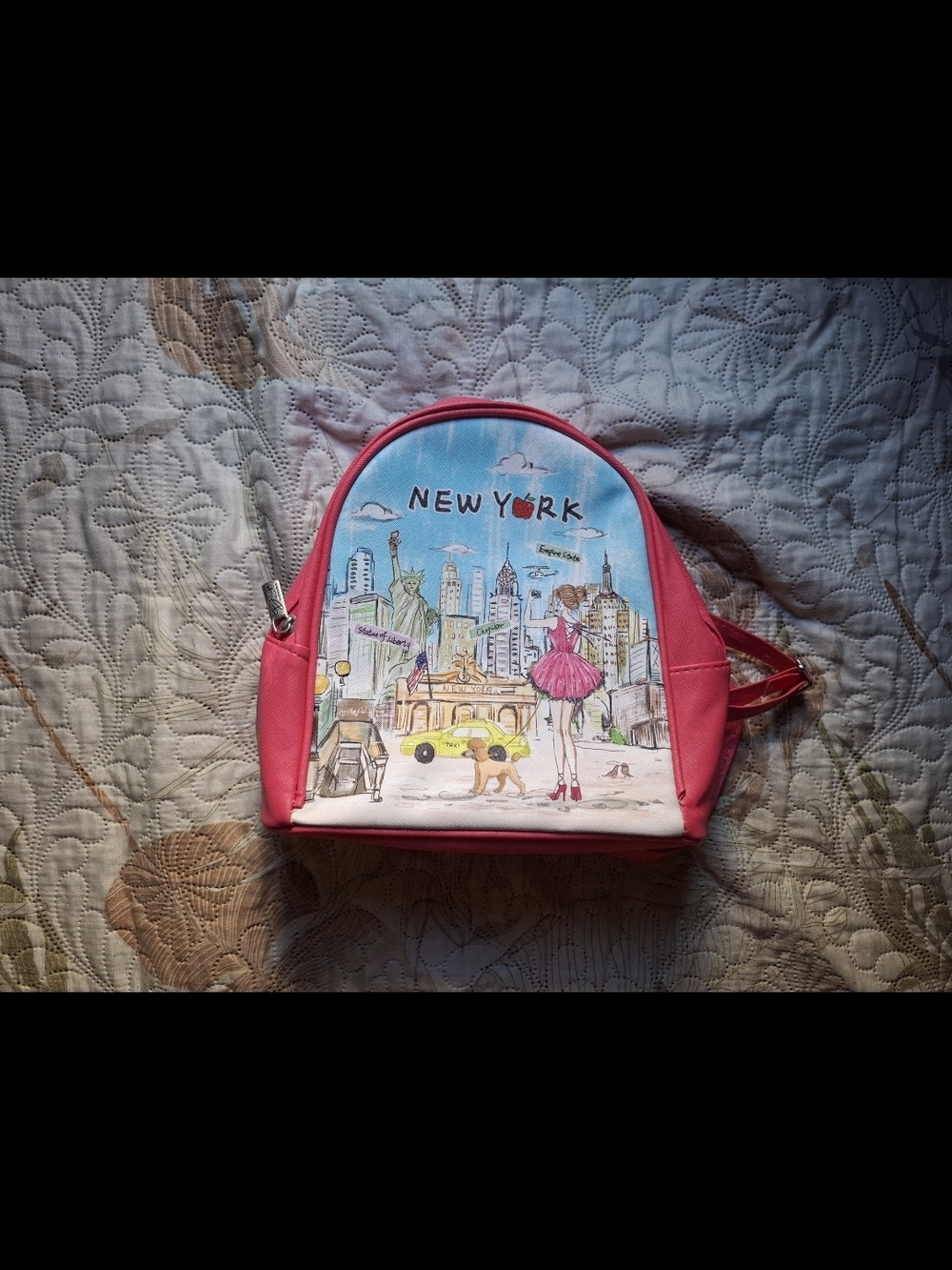 Kids New York Pink Crossbody Bag
